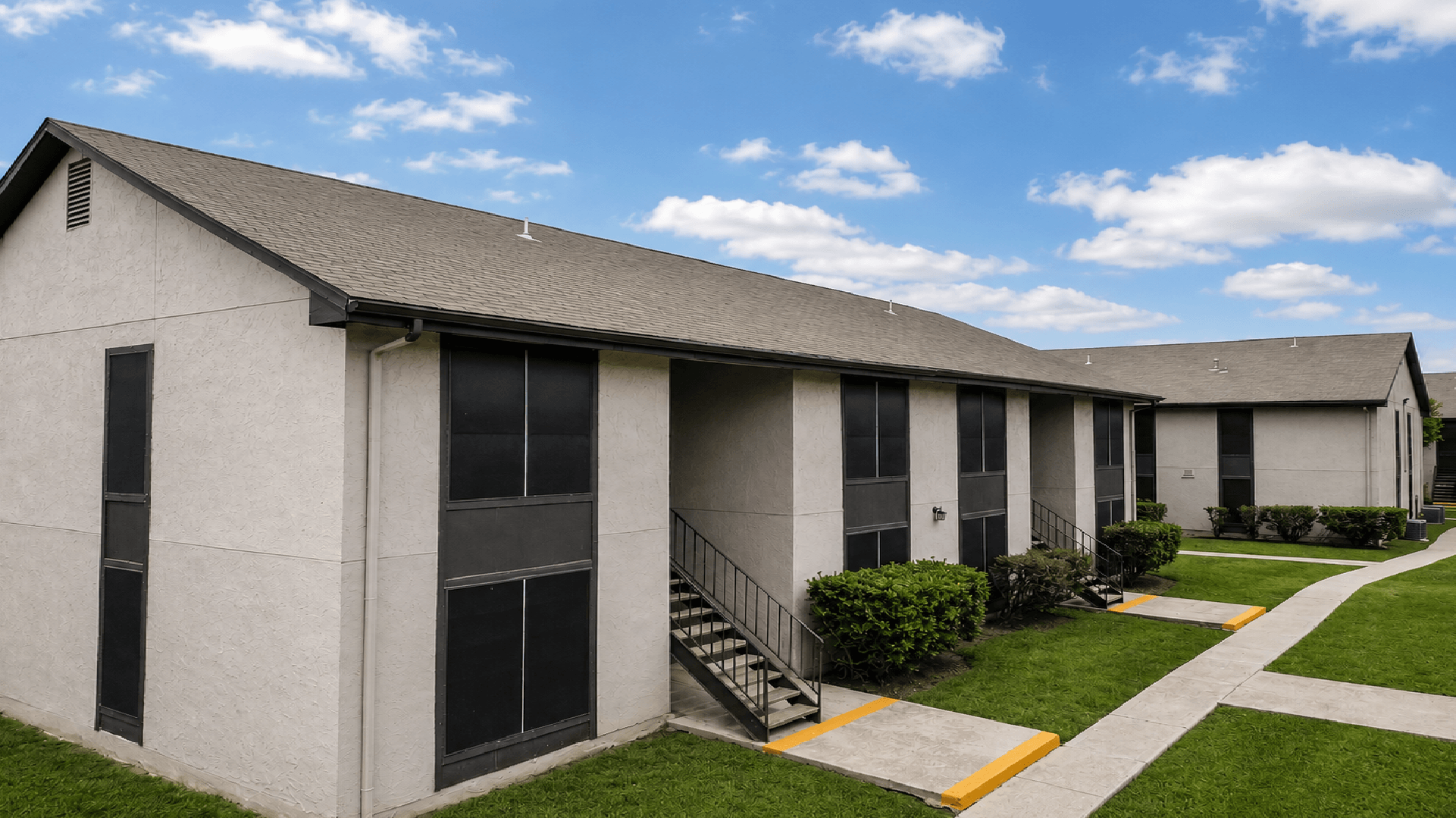 Exterior view of Marigold Apartments